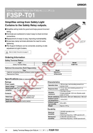 F3SP-T01 datasheet  